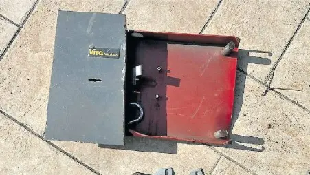 La cassaforte sfondata