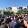 Una protesta contro uno sfratto a Treviso