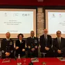 Da sinistra, Domenico Guglielmi, Tiziana Lippiello, Stefano Barbieri, Benno Albrecht, Mario Sprovieri