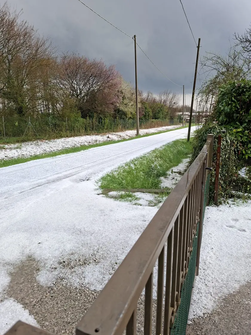 Grandine a Preganziol