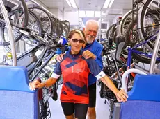 I coniugi Sebastiano Visintin e Liliana Resinovich durante una delle loro gite