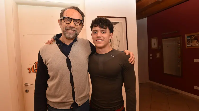 Alessandro Bubola e il figlio Rolando