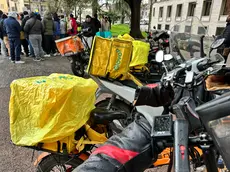 La protesta dei rider a Padova