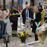 La cerimonia in cimitero per le vittime della Butan Gas