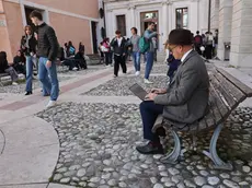 Il Quartiere Latino di Treviso con l’esterno del palazzo ex Dogana a San Leonardo, sede di Giurisprudenza nel capoluogo.