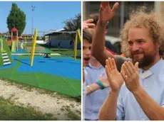 Il giardino realizzato a San Biagio e don Edy