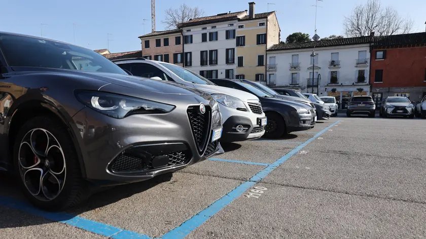Parcheggi a pagamento in centro storico a Treviso