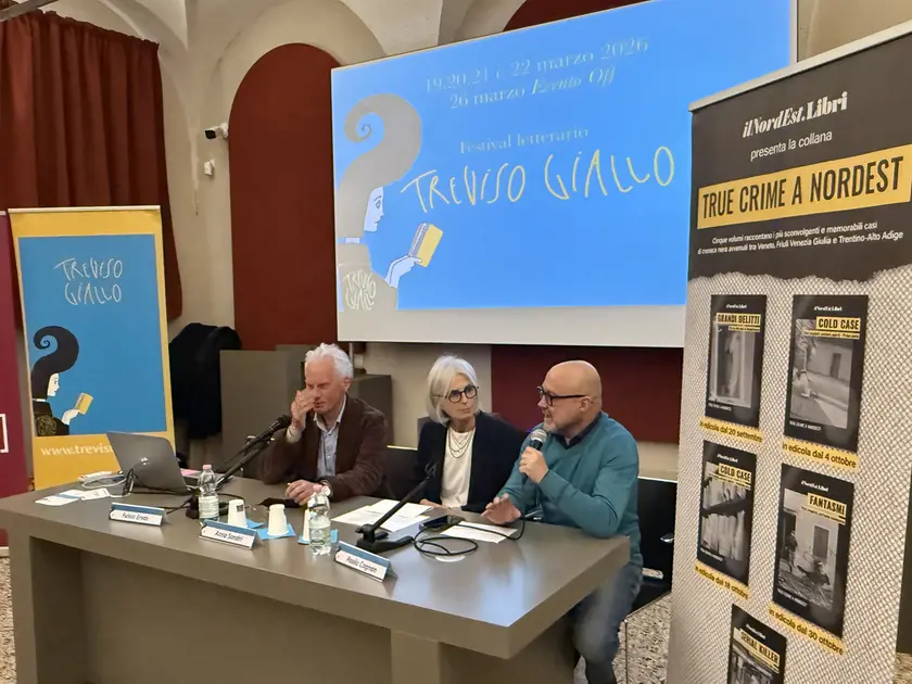 Da sinistra Ervas, Sandri e Cagnan al Museo Bailo