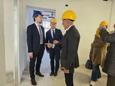 Il presidente Stefani al cantiere della Casa della comunità di Mogliano