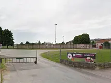 L'ingresso degli impianti sportivi di Salvarosa