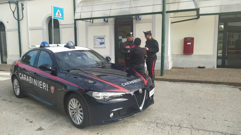 Carabinieri in stazione a Montebelluna