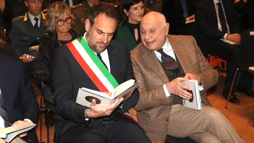 Il sindaco Mario Conte e il ministro Carlo Nordio