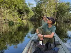 La giornalista Valeria Barbi e il fotografo Davide Agati
