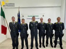 I nuovi finanzieri assegnati a Treviso con il comandante provinciale, il tenente colonnello Daniele La Gioia