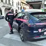 Un posto di blocco dei carabinieri di Conegliano nell’area teatro delle rapine, dintorni di via Cavour