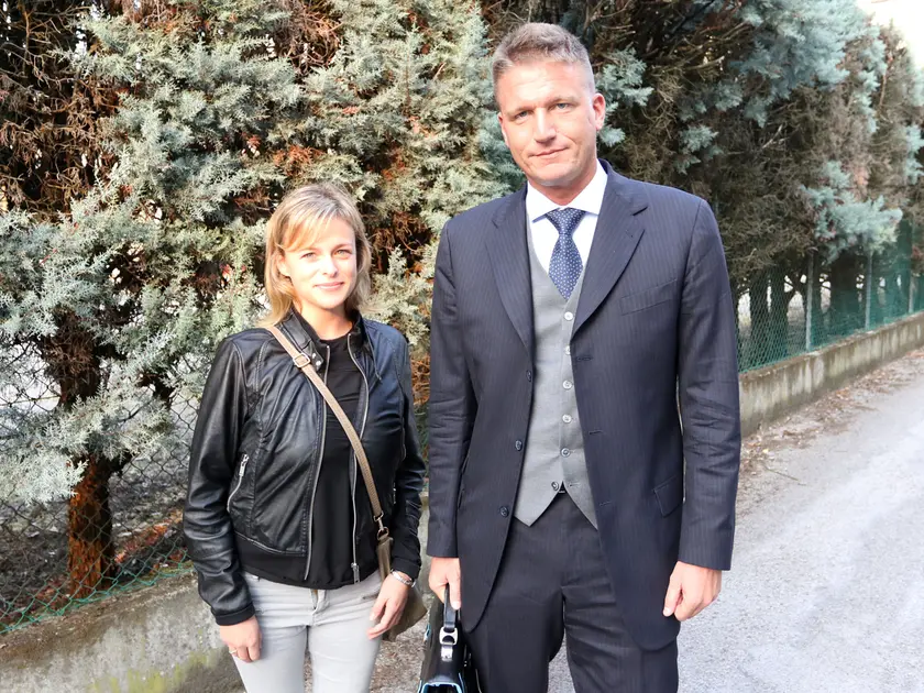 Emanuela Petrillo e l'avvocato Paolo Salandin