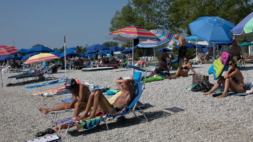 Un’immagine della spiaggia di Marina Julia Foto di Katia Bonaventura