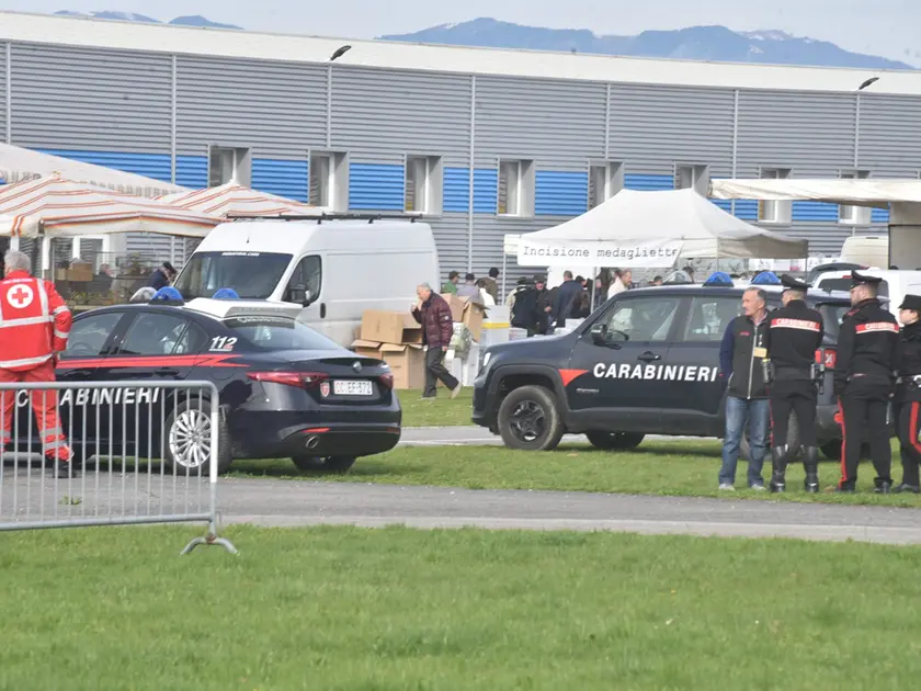 I carabinieri alla Fiera dei Osei a Godega