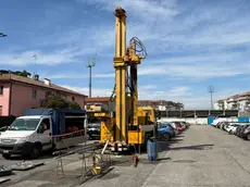 I carotaggi all'ex Telecom in via Foscolo