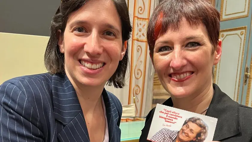 Valentina Magrin con Elly Schlein