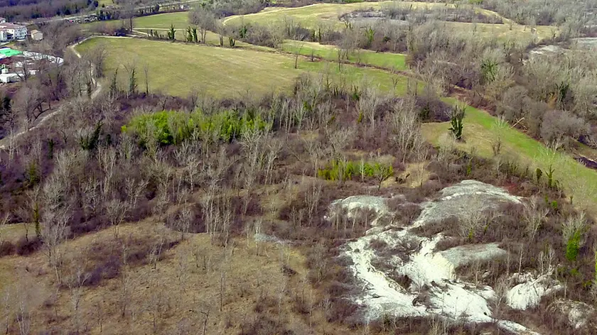 Le Grave di Ciano del Montello riprese dal drone