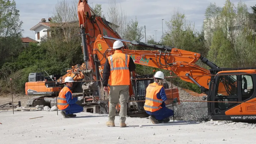 Il cantiere del Velodromo di Spresiano