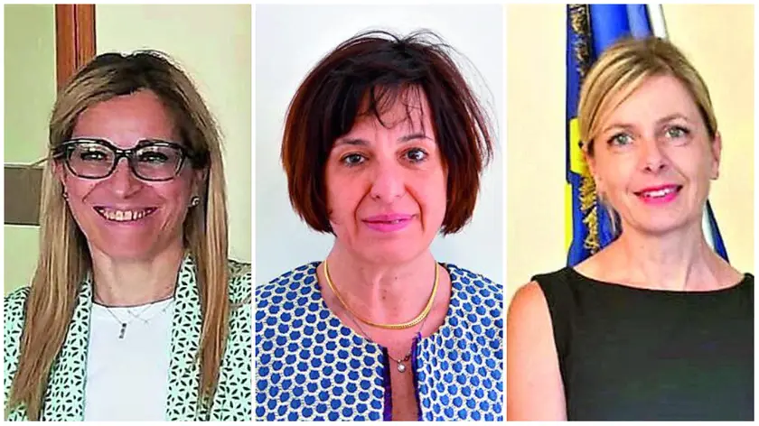 Da sinistra Maria Caterina De Marco, Patrizia Mangione e Simona Sforzin