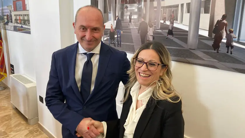 Il dg Giancarlo Bizzarri e la neo direttrice sanitaria Maria Caterina De Marco