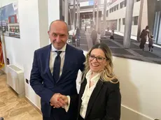 Il dg Giancarlo Bizzarri e la neo direttrice sanitaria Maria Caterina De Marco