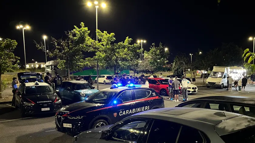 Un controllo dei carabinieri