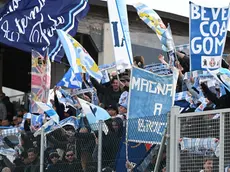 I tifosi del Treviso calcio: dopo 13 anni la squadra è tornata tra i professionisti