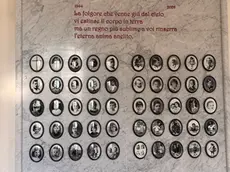 La targa commemorativa
