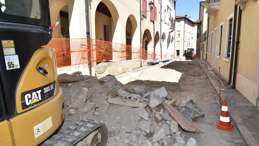 Il canitere dove sono avvenuti i ritrovamenti