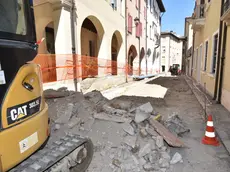 Il canitere dove sono avvenuti i ritrovamenti