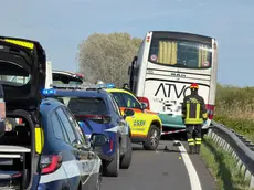 Un'immagine dell'incidente a Portegrandi