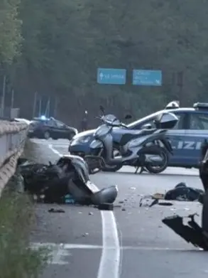 Il luogo dell'impatto a Sarzana, in Liguria (foto Tgr Liguria)