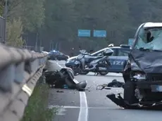 Il luogo dell'impatto a Sarzana, in Liguria (foto Tgr Liguria)