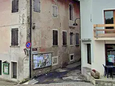 L’ingresso di via Canesel in centro a Cesiomaggiore