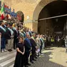 La cerimonia di commemorazione del bombardamento del 7 aprile del 1944 a Treviso