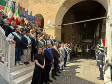La cerimonia di commemorazione del bombardamento del 7 aprile del 1944 a Treviso
