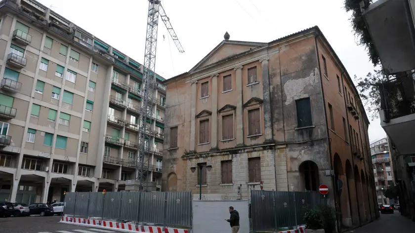 Il cantiere di Palazzo Moretti