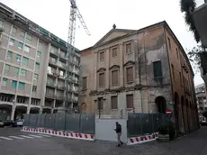 Il cantiere di Palazzo Moretti