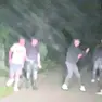 Un frame del video della rissa in cui è morto Lorenzo Cristea