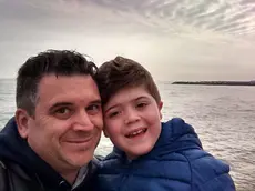 Marco Mazzariol insieme al papà Stefano