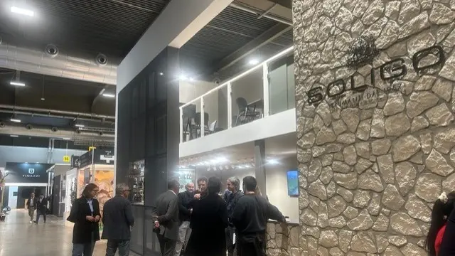 Un momento dell'edizione 2025 di Vinitaly nel padiglione Veneto