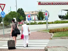 L’ingresso del pronto soccorso del Ca’ Foncello