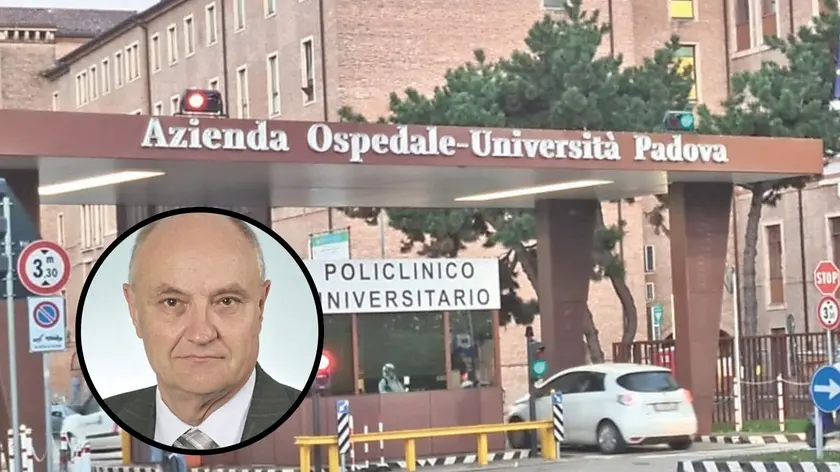 Nel tondo Alfonso Bagatto, 76 anni morto durante un intervento e l’Azienda Ospedale Università