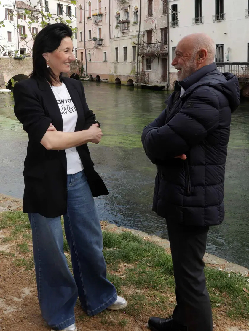 Giuliana Fantoni con Domenico Basso
