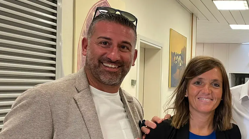L’ex vicesindaco Stefano Picco con l’ex sindaca Paola Roma