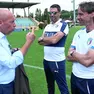 Maurizio Marchesini ai tempi del suo lavoro per i centri federali della Figc in foto con Maurizio Viscidi ed Enrico Chiesa